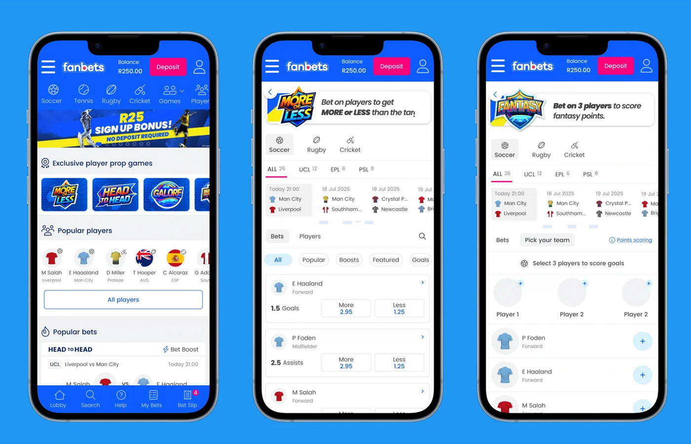 Fanbets Design Mock Ups
