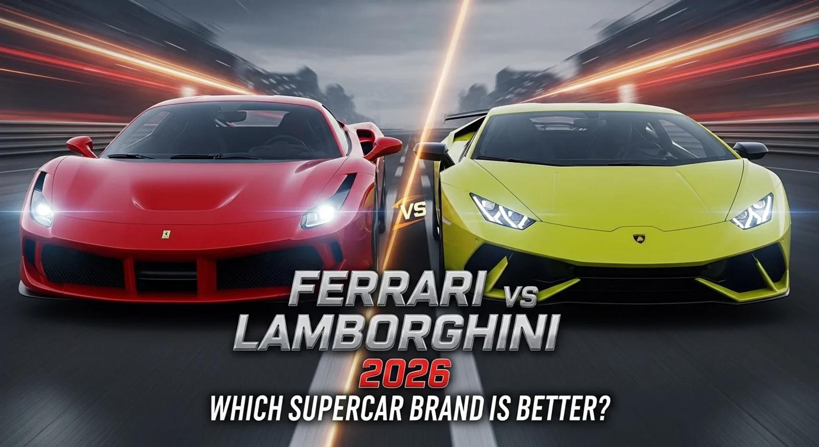 Ferrari vs Lamborghini 2026: Which Supercar Brand Is Better?