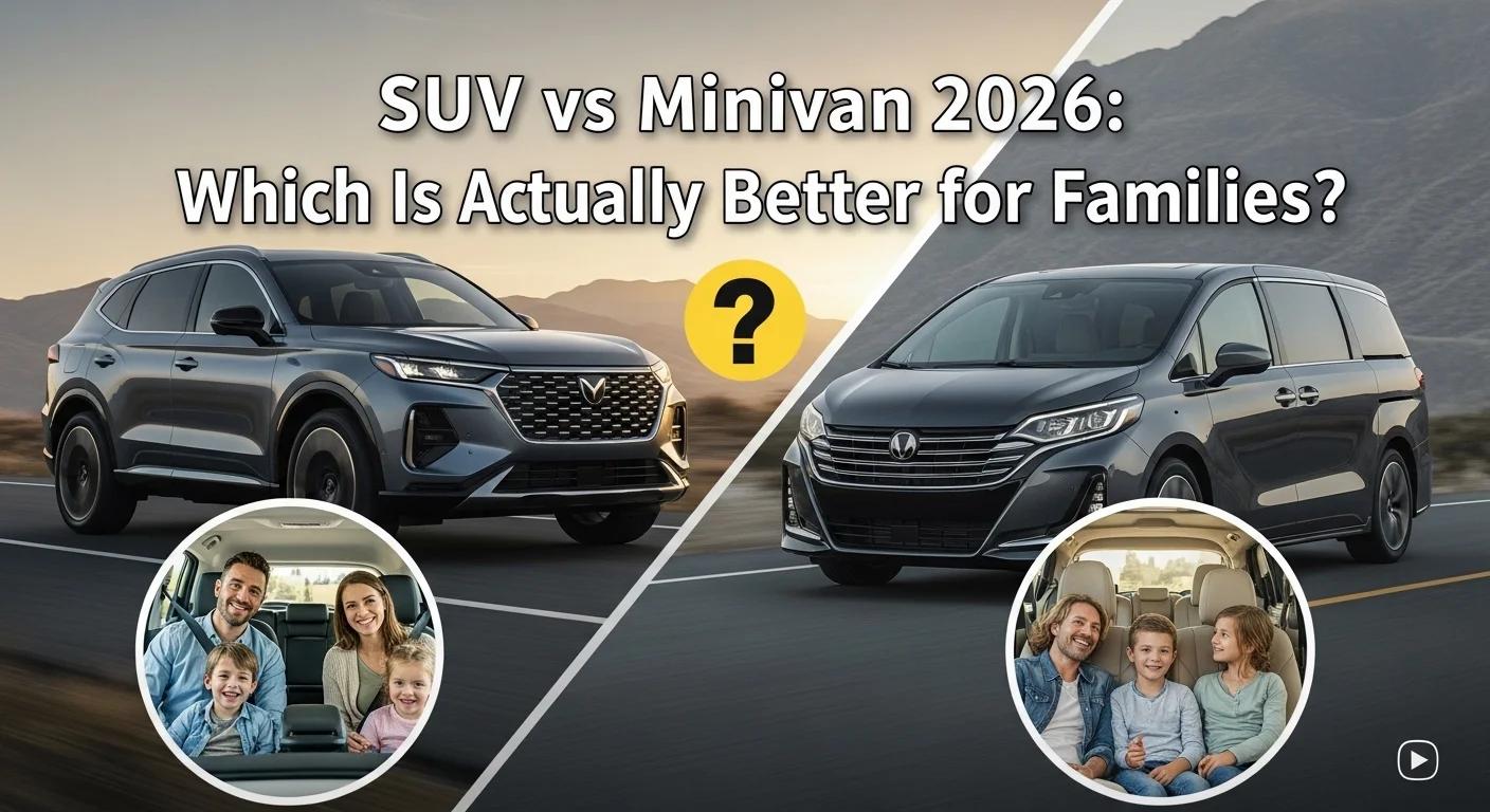SUV vs Minivan 2026: Which Is Actually Better for Families?