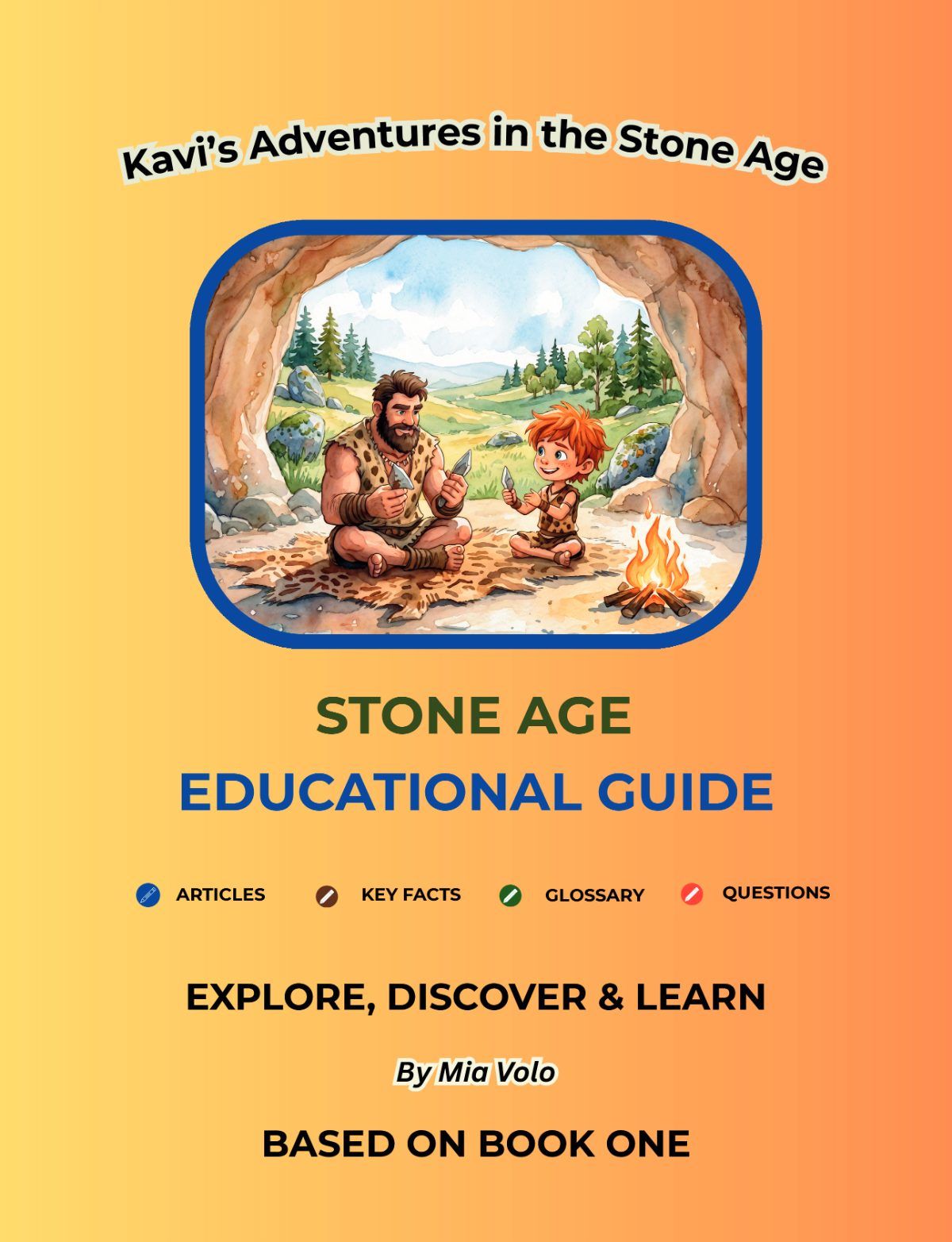 Educational Guide for Kavi's Stone Age Adventures Book 1 — cover