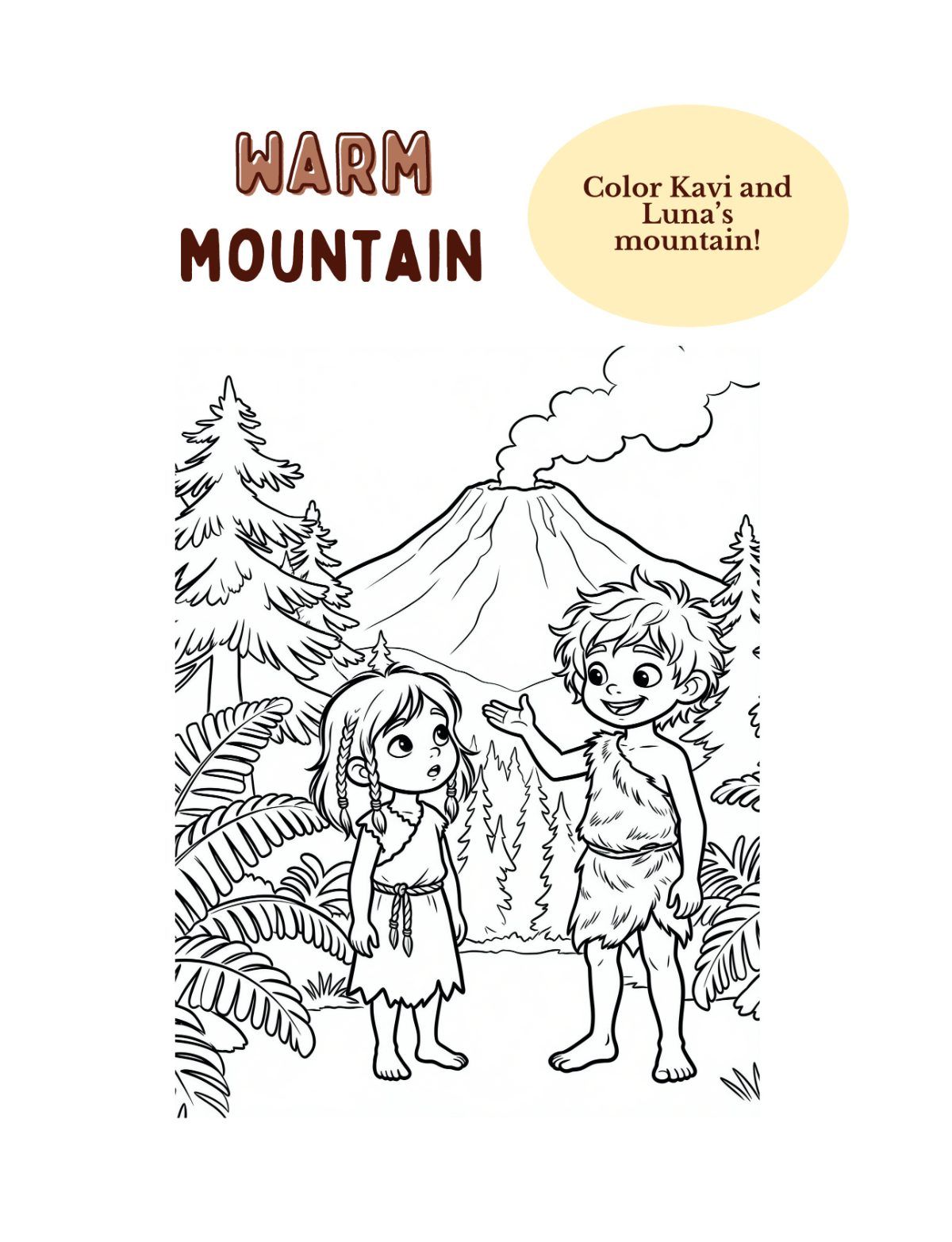 Revised Kavi's Stone Age Adventures Booklet B1 L2 — sample page
