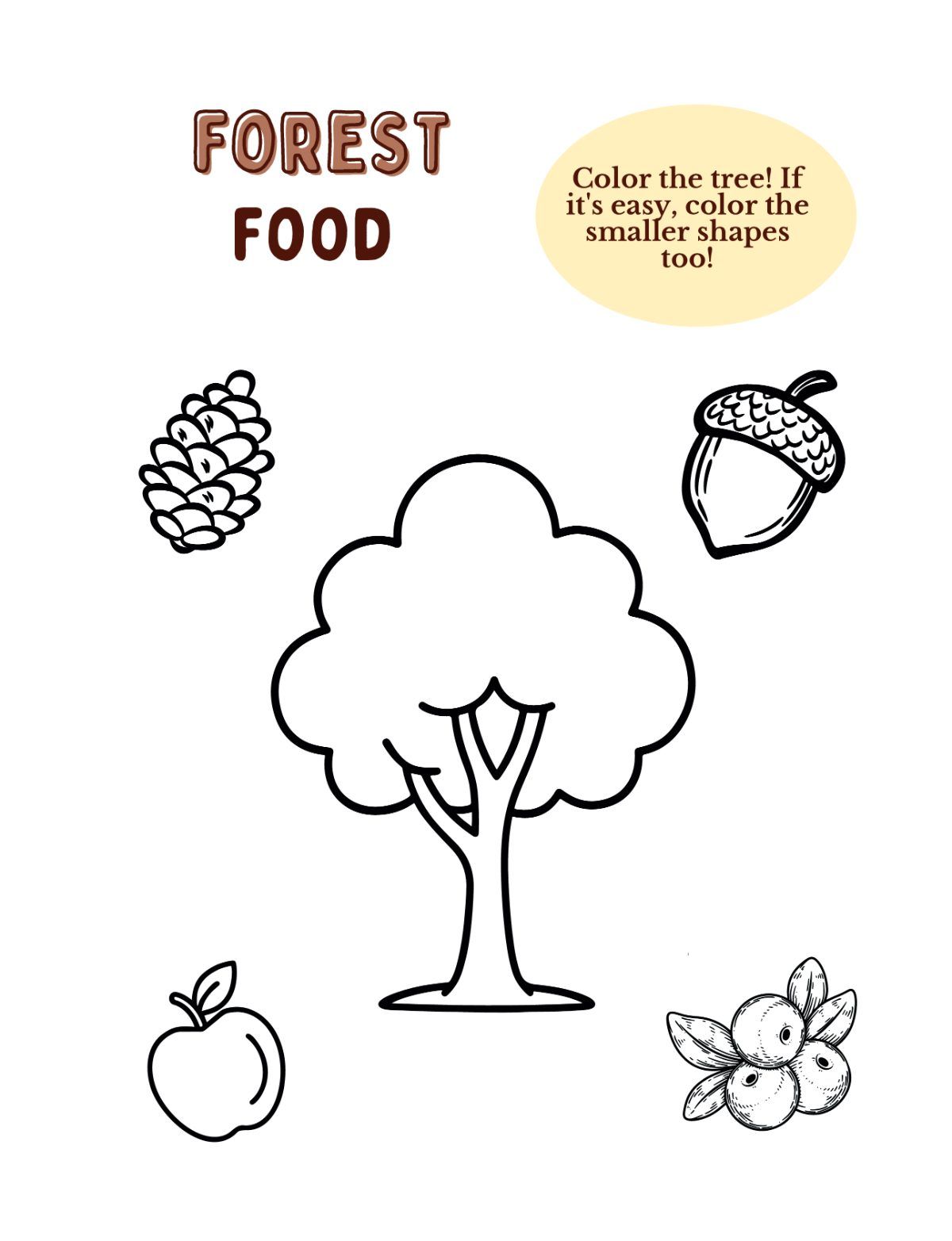 Maya and the Forest Friends Booklet Level 1 — sample page