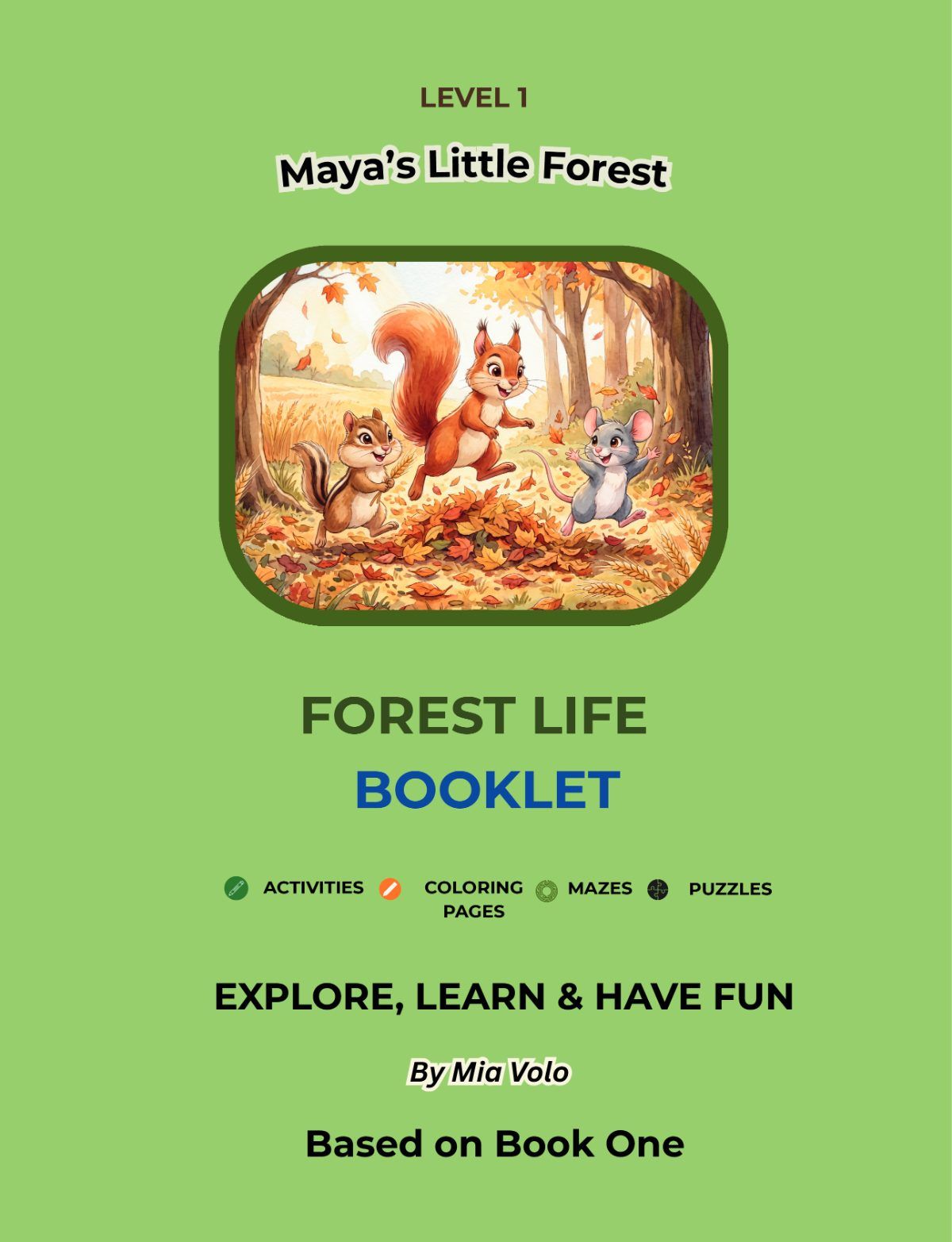 Maya and the Forest Friends Booklet Level 1 — cover