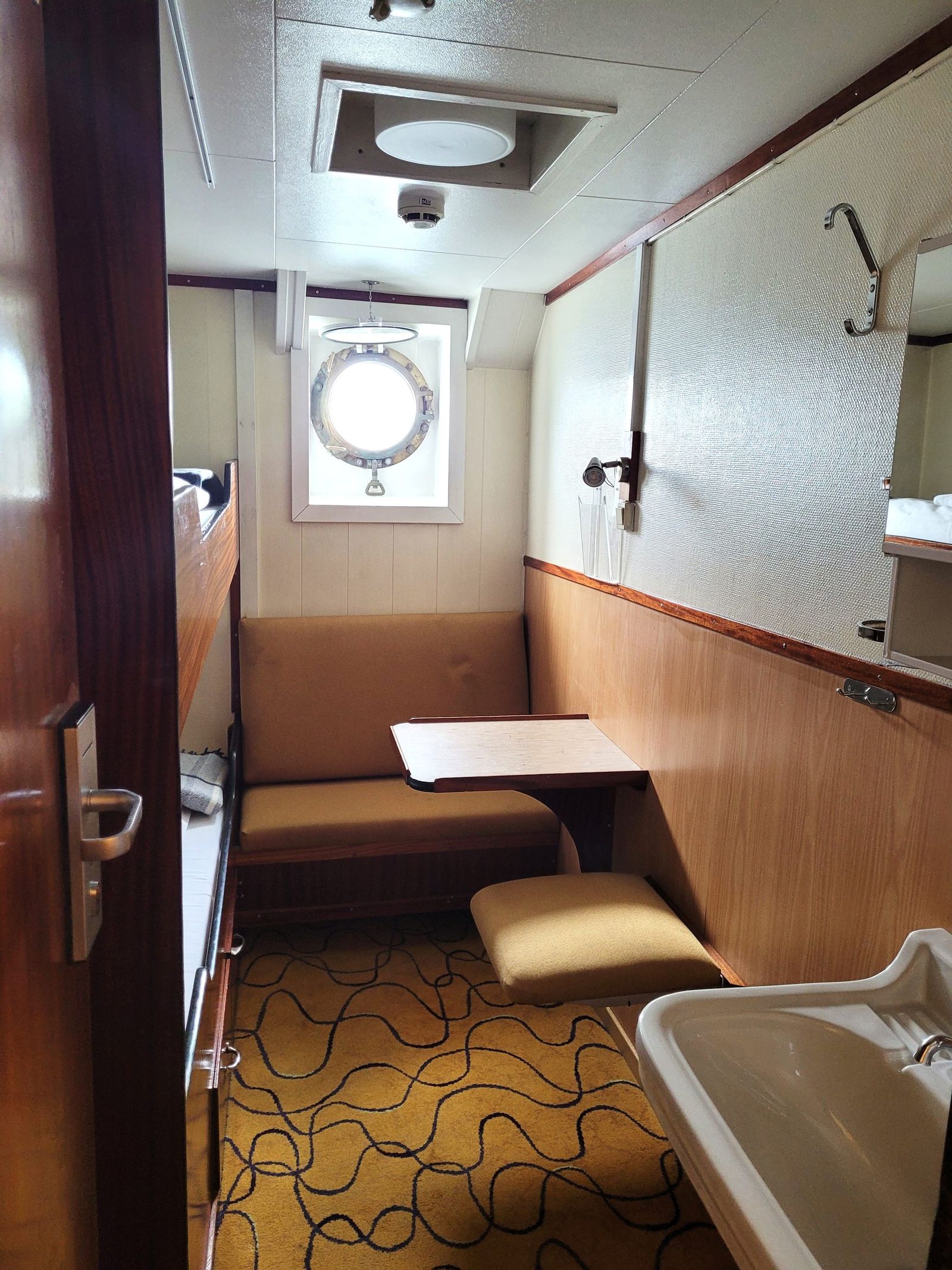 A cabin on board MS Nordstjernen