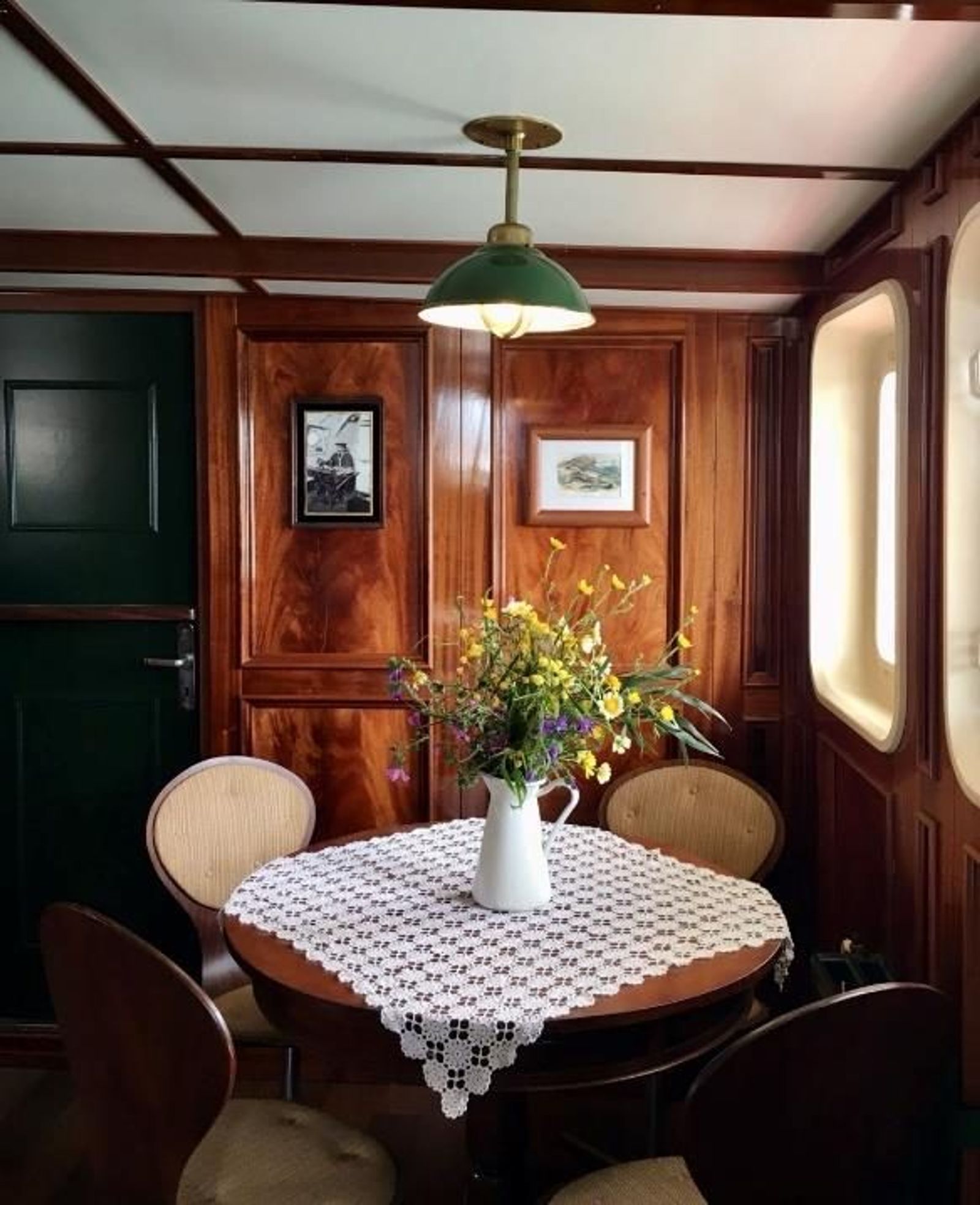 The dining messroom aboard M/S Balto