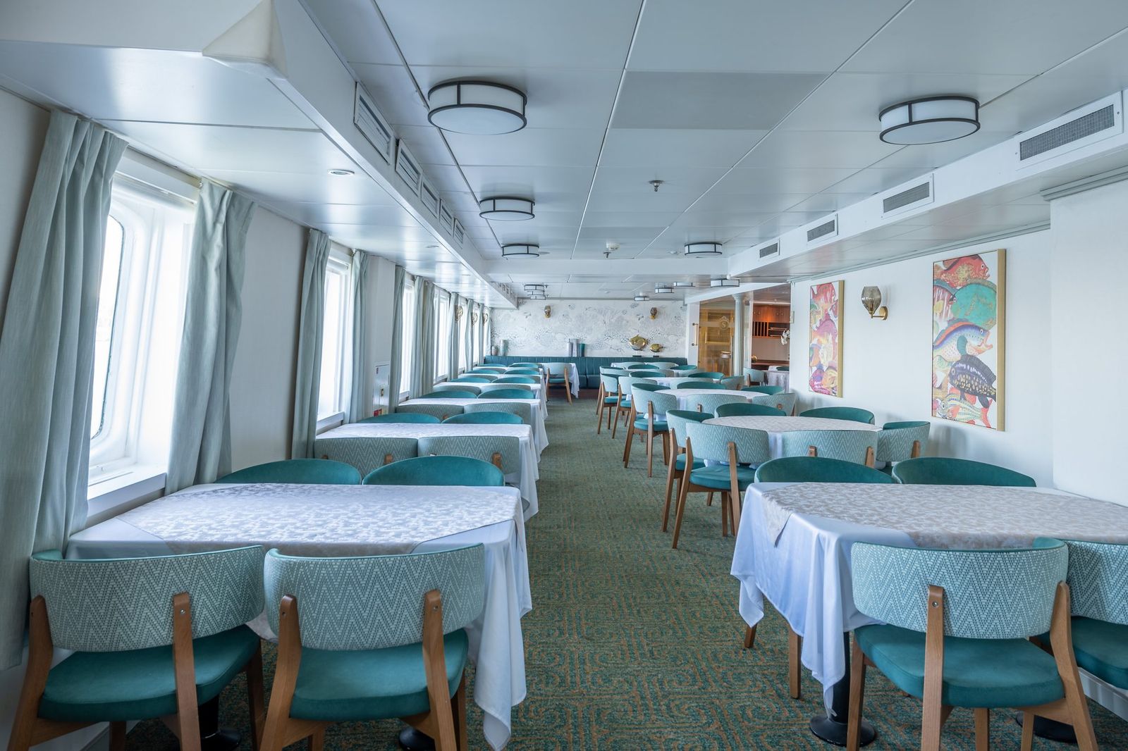The Venice restaurant aboard MS Serenissima
