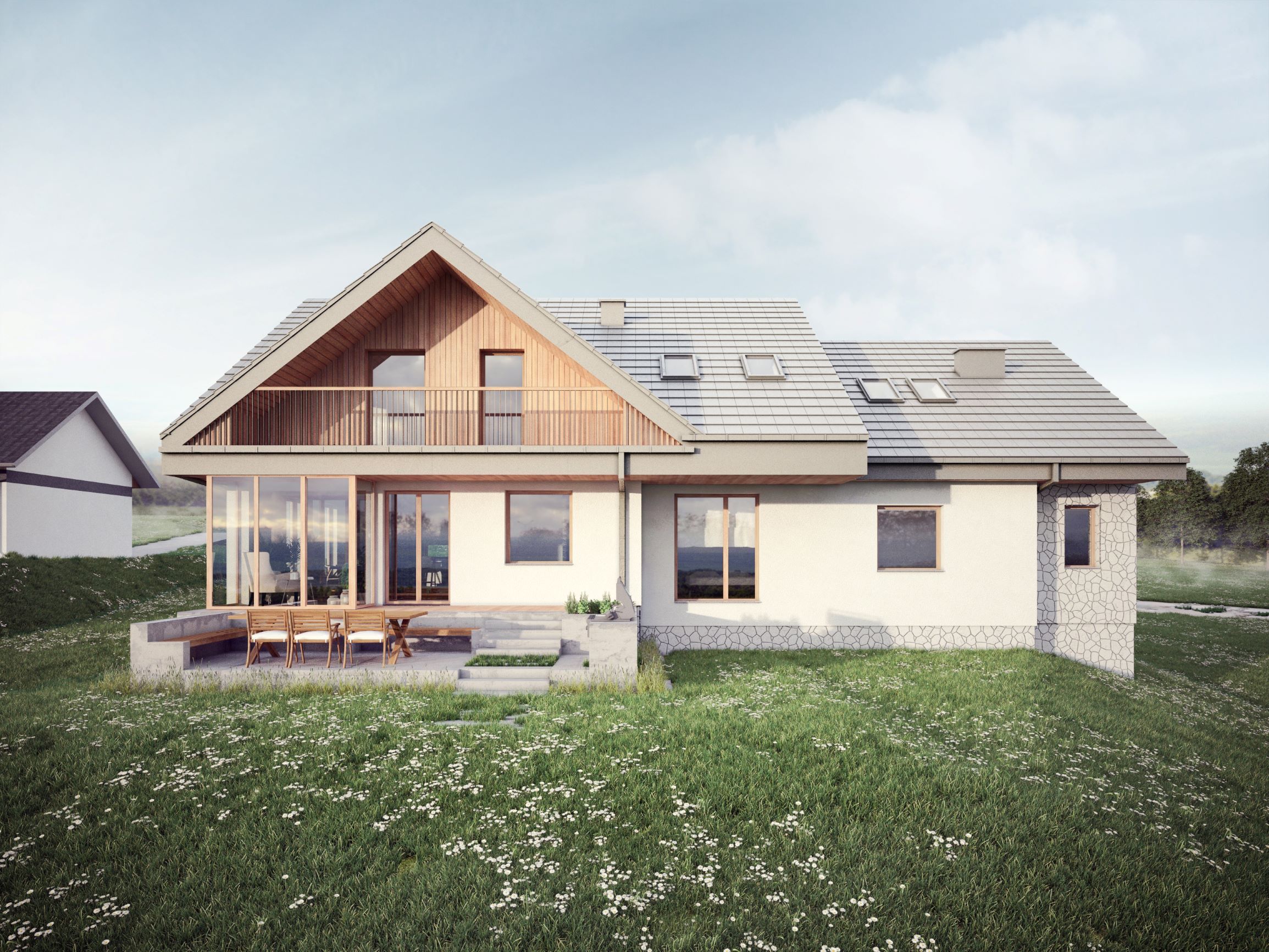 Widok od strony ogrodu