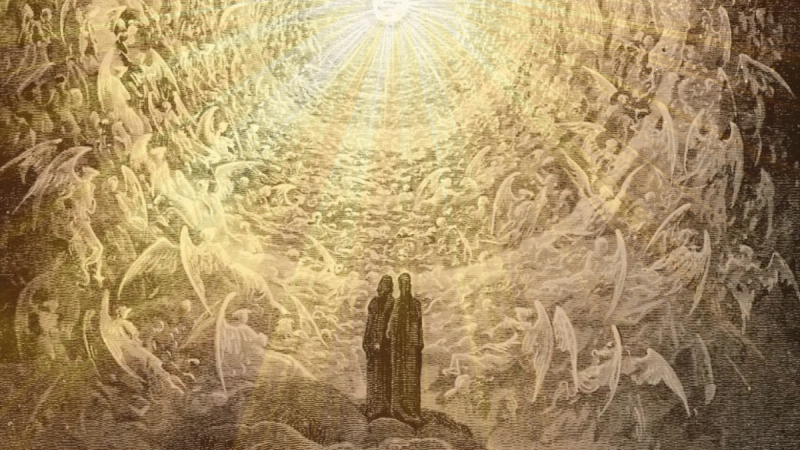 The Empyrean (highest heaven), from the illustrations to The Divine Comedy by Gustave Doré.
