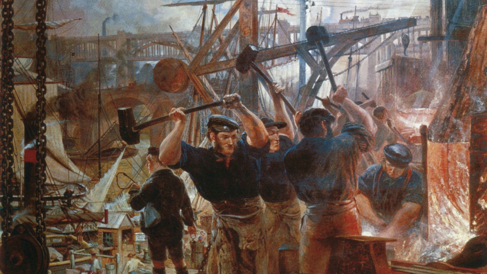 Industrial century. Уильям Белл Скотт «железо и уголь». Художник Уильям Белл Скотт. Промышленная революция в Англии 19 век.