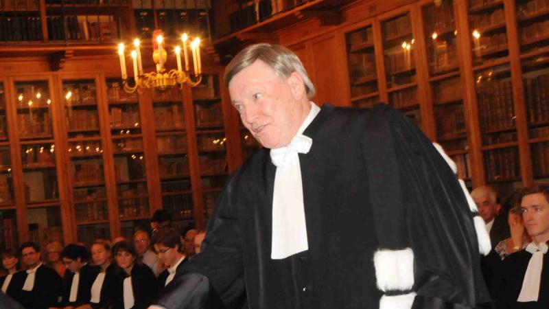 J. W. Montgomery being received into the Ordre des Avocats at the Palais de Justice, Paris.