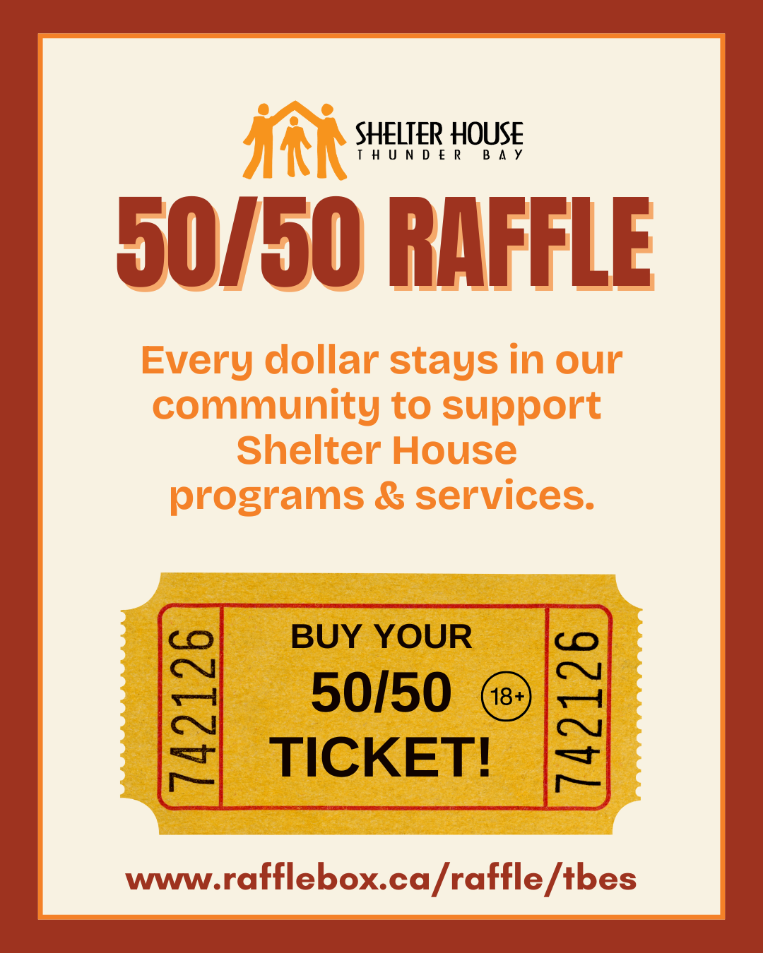 50/50 Raffle Banner