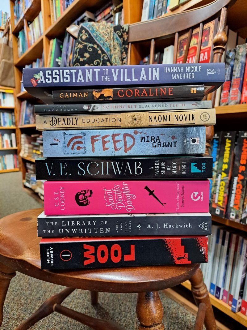 Helena's pile o' spooky.