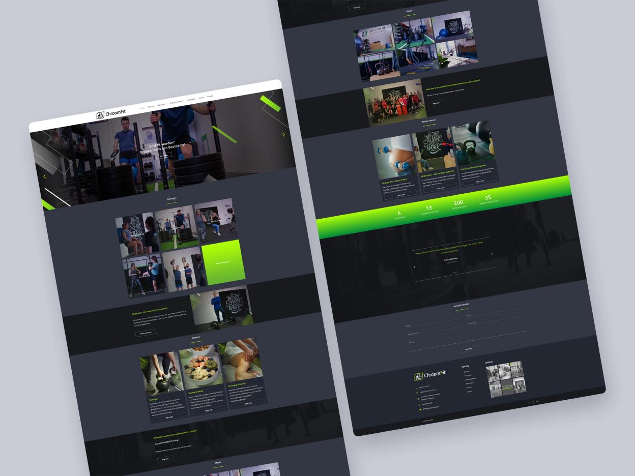 ChroomFit Website — afbeelding 2