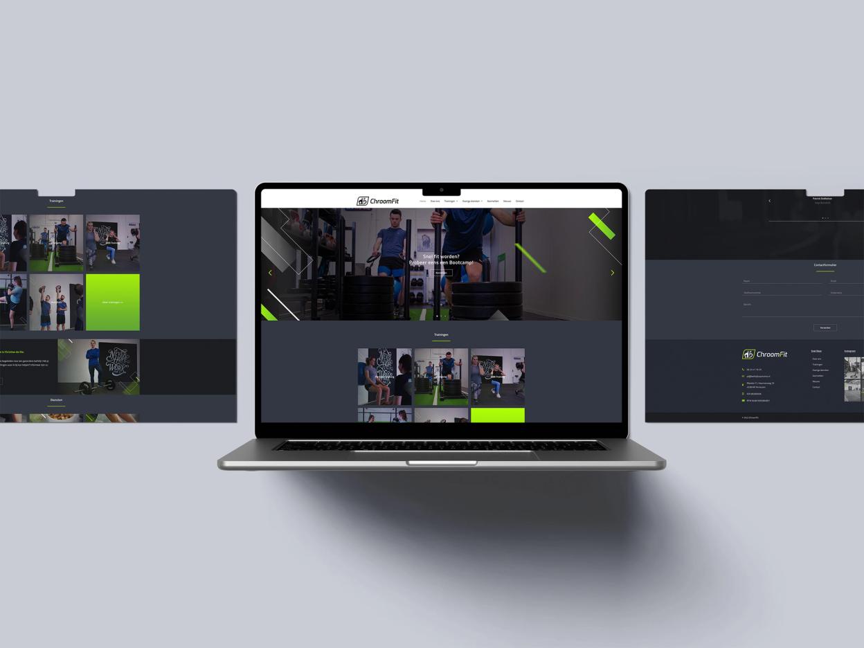 ChroomFit Website — afbeelding 5