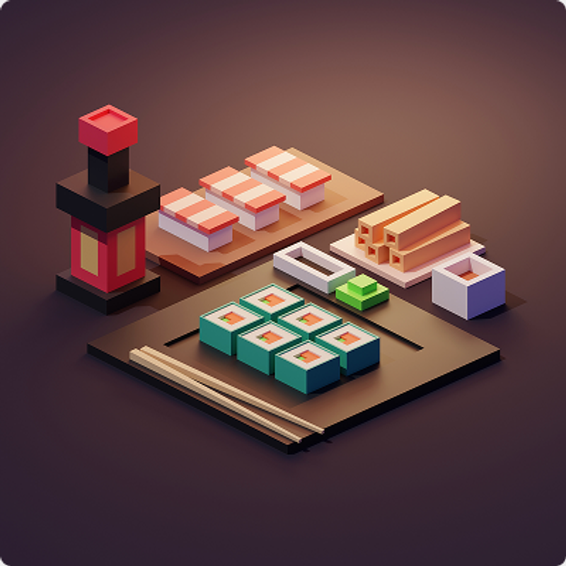 Isometric Sushi