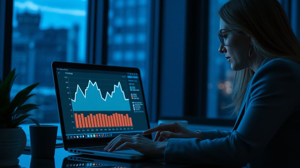 Аналитик изучает падение CTR органического поиска для B2B-сайта