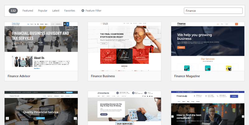 Finance WordPress Themes