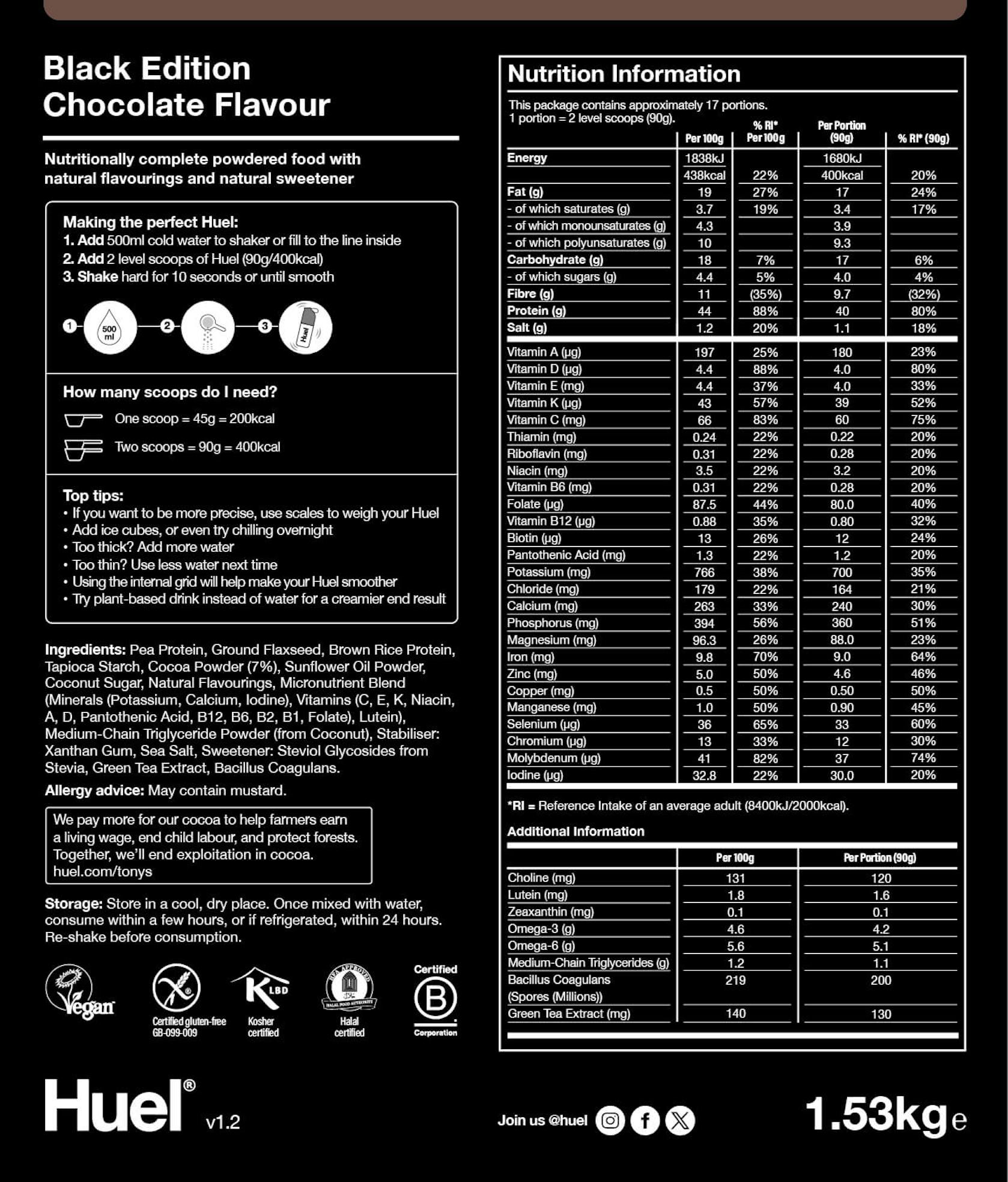 BOP Black Edition Chocolate