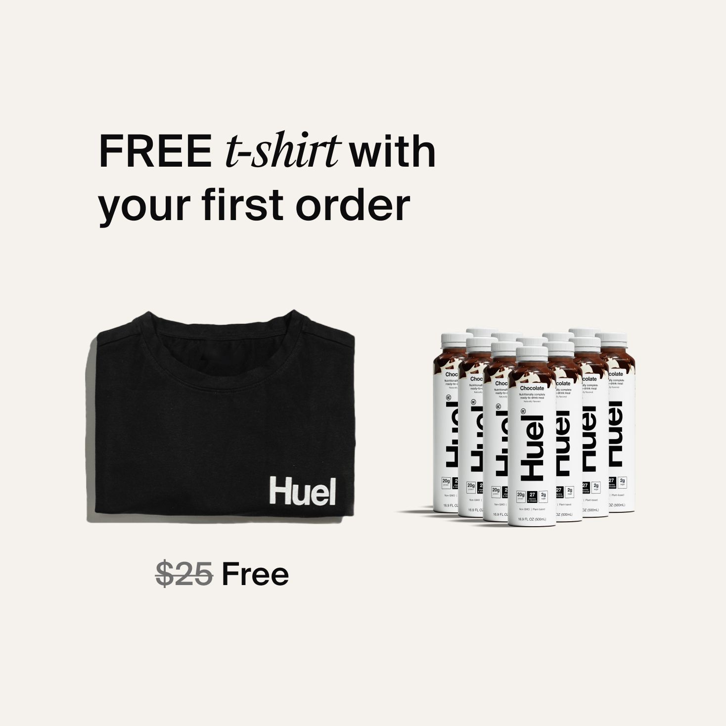 Welcome kit item- Huel T-shirt