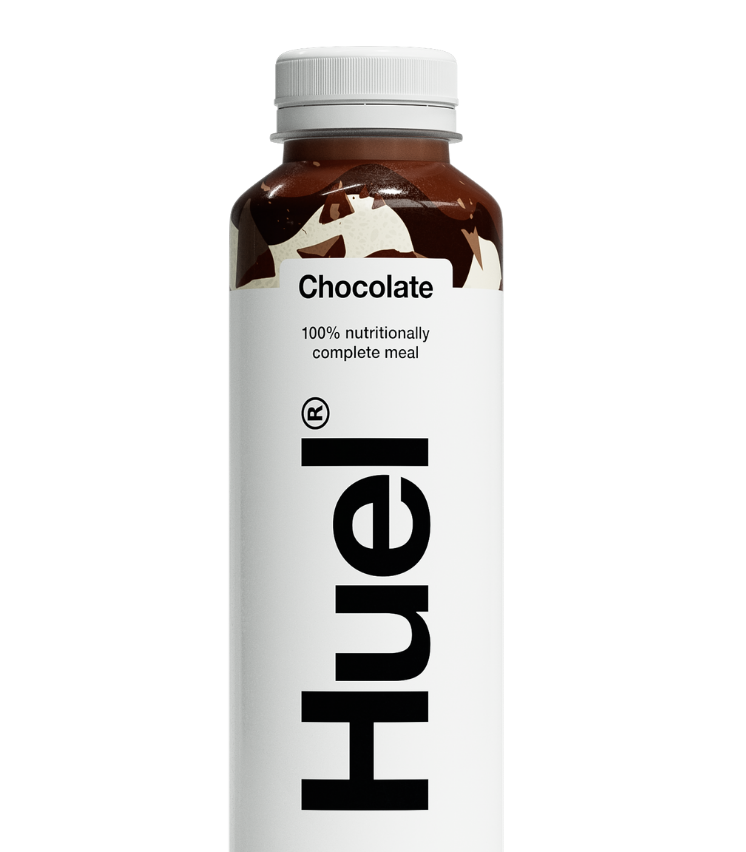 Image of a Huel Black Edition vanilla flavour bottle