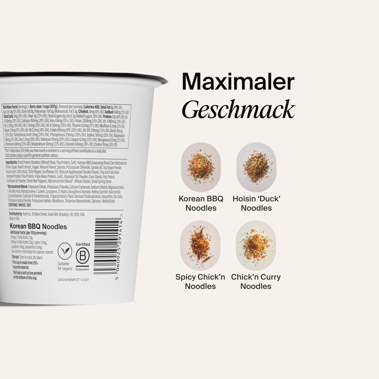 Nahaufnahme des Hot & Savoury Pot