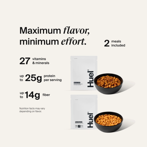 H&S Meal Pack up to 25g protein health benefits call out