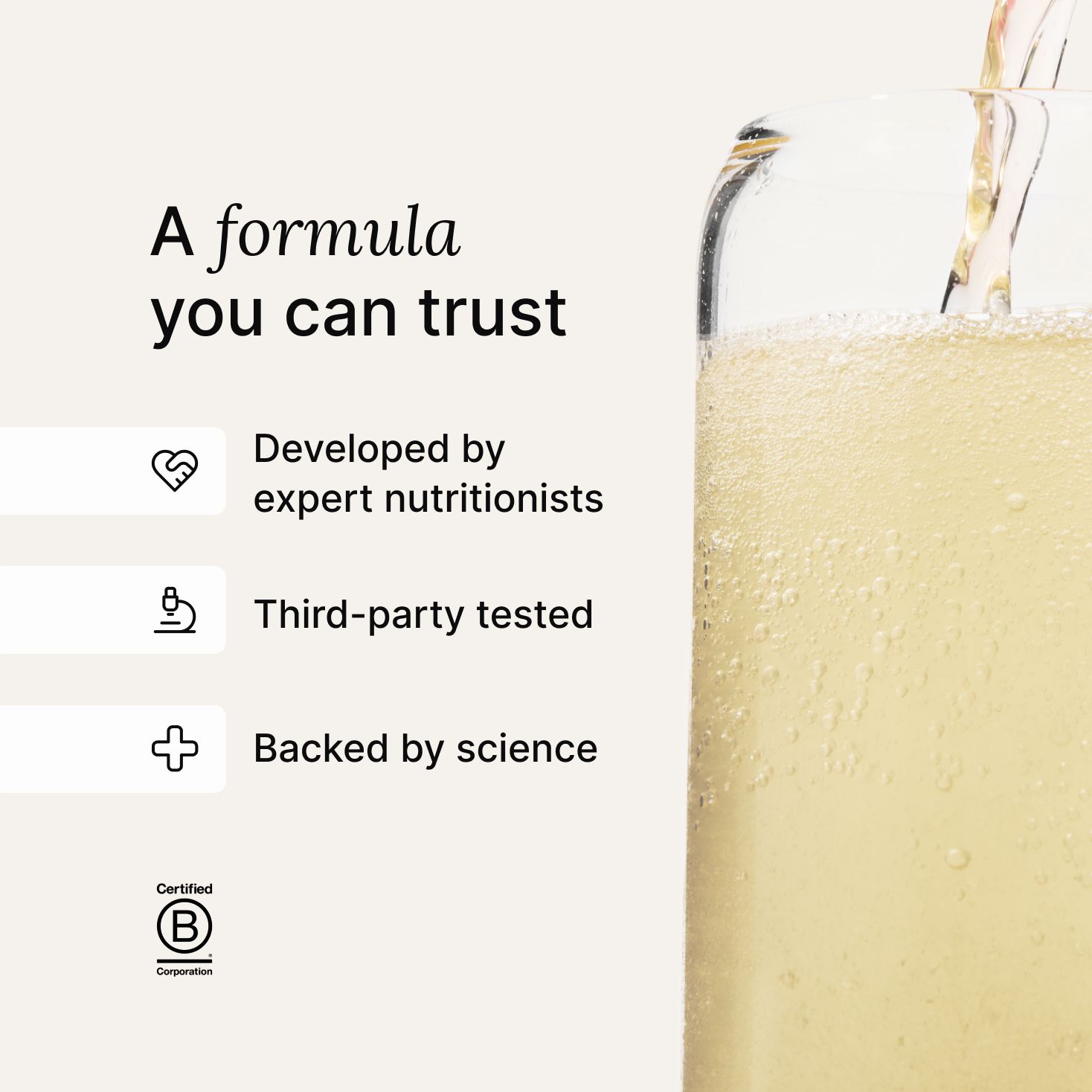A formula you can trust