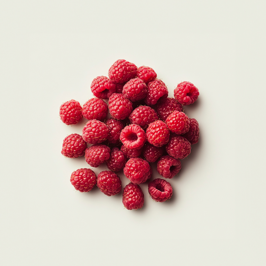 A bunch of Raspberries