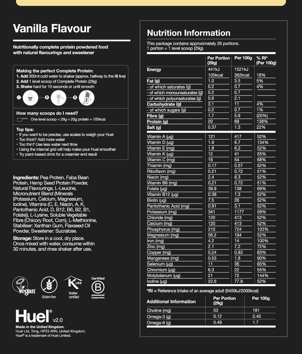 Complete Protein Vanilla BOP