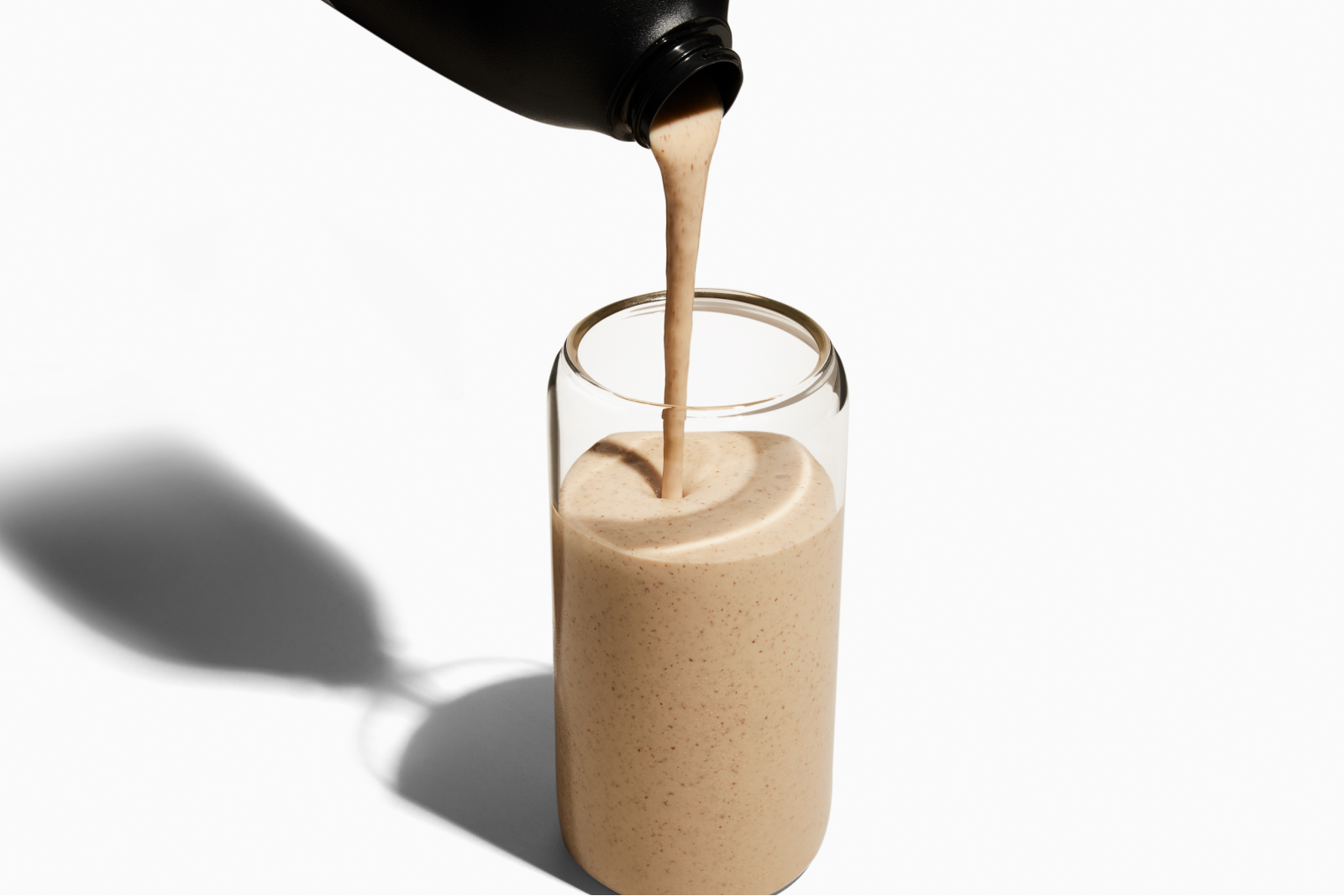 Powder being poured from Shaker