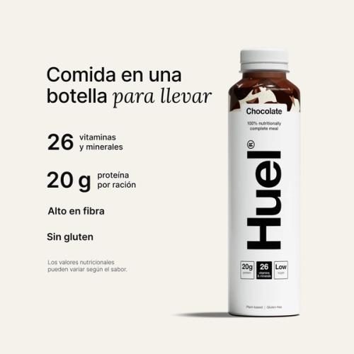 Botella de Listo para beber con llamadas de Nutrición Completa
