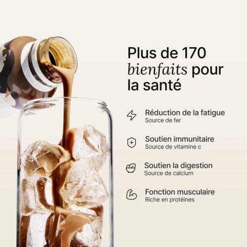 Vanille sortant d'une bouteille de Ready-to-drink