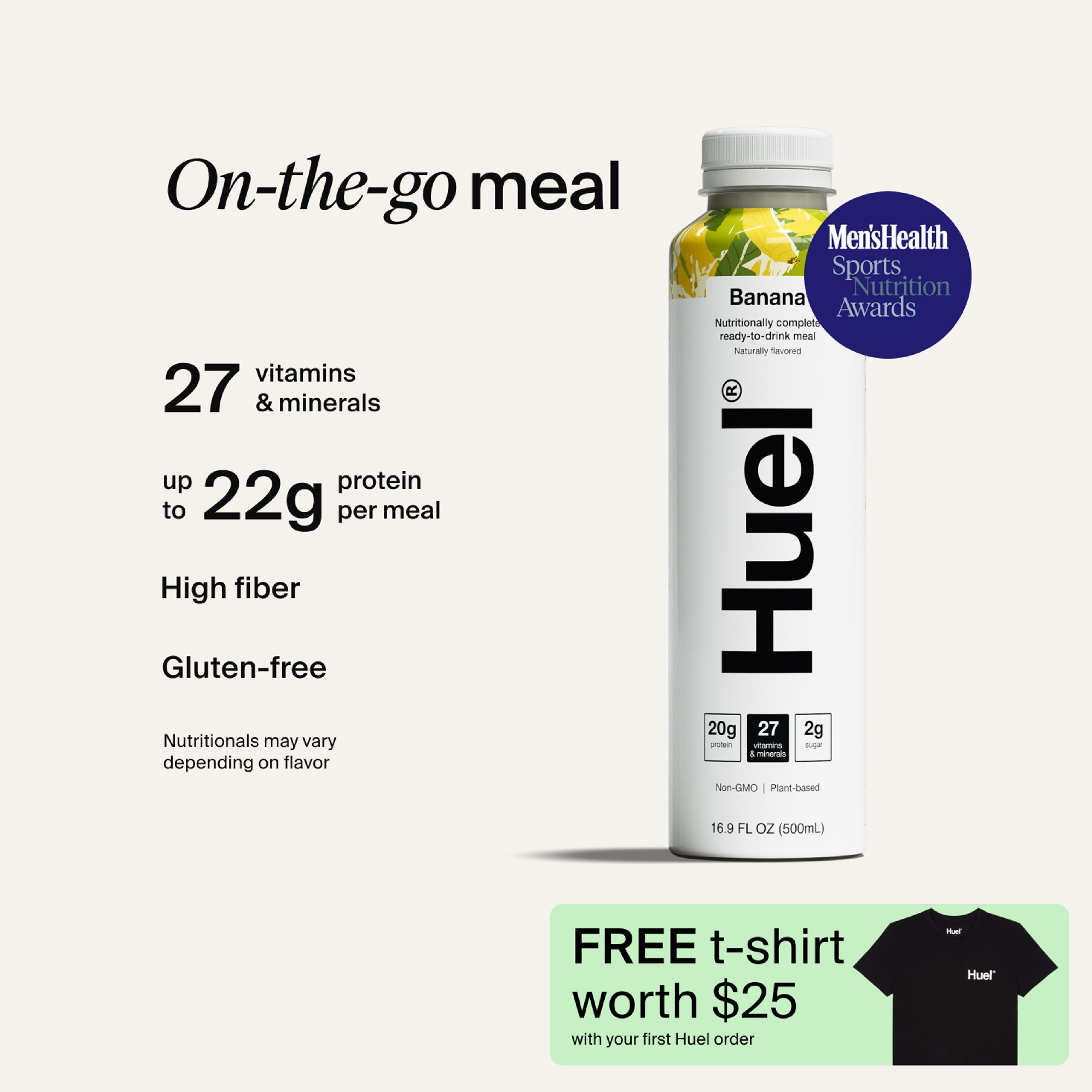 Bottle of Ready-to-drink with Complete Nutrition callouts