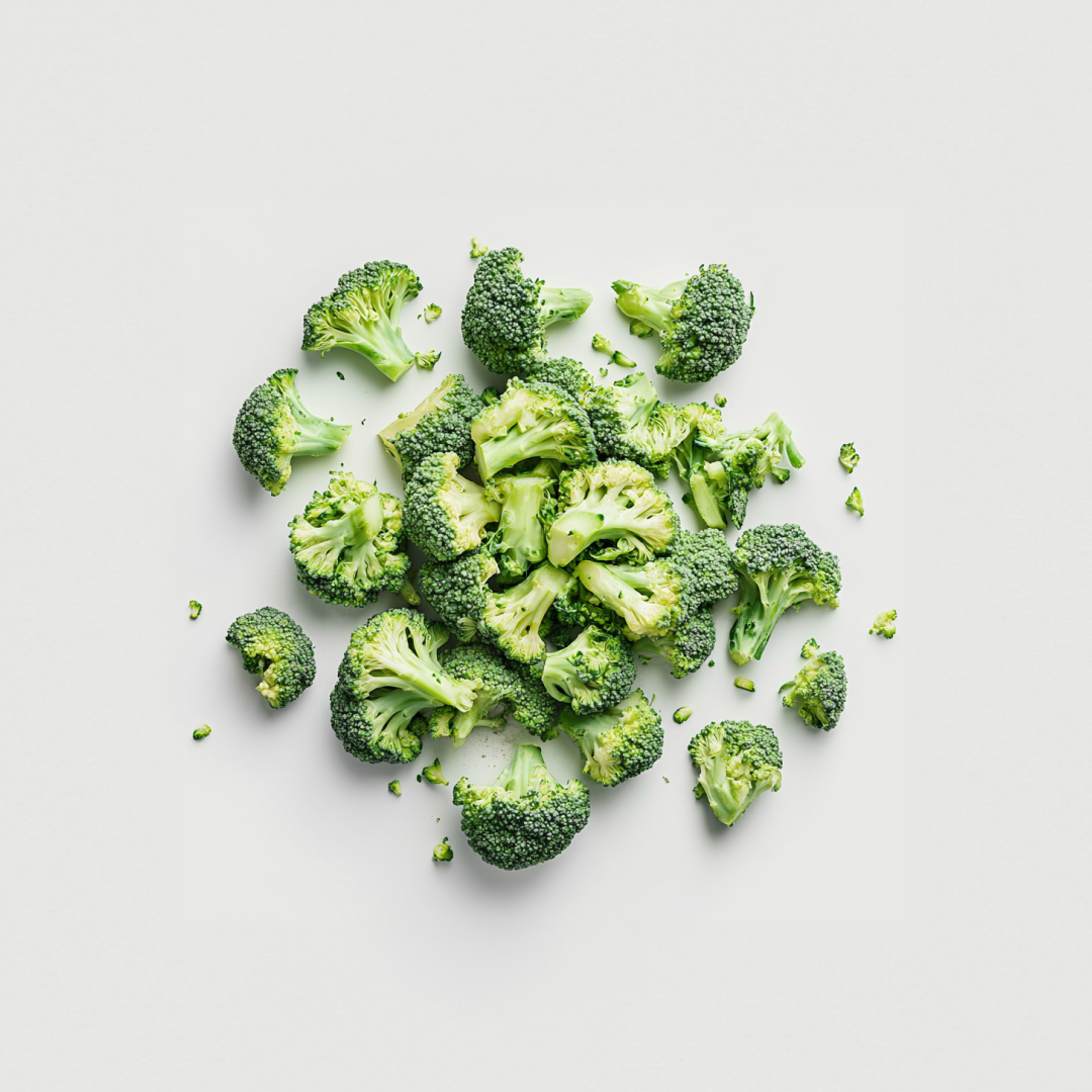 a bunch of Broccoli florets 