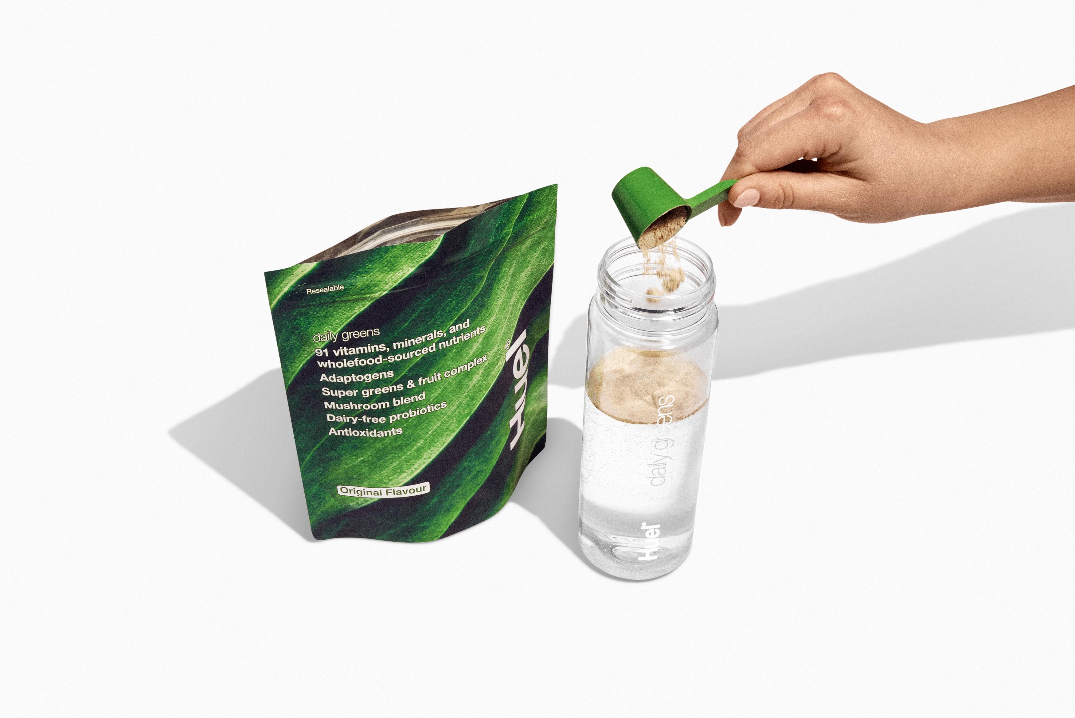 Add 1 level scoop of Daily Greens