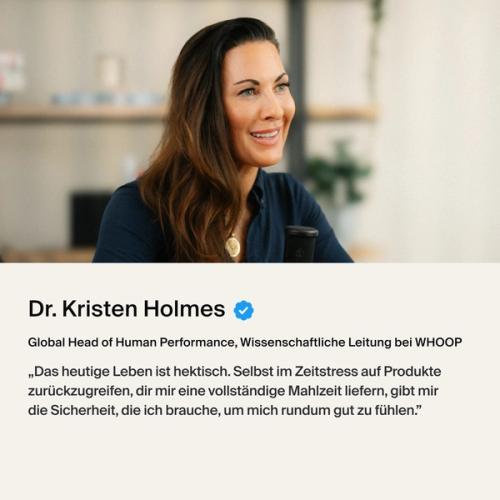 Dr. Holmes "What you put in your body really matters. In today's world life is pretty busy, and to have...products that I can trust, gives me that level of assurance I feel really good about."