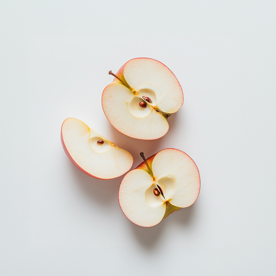 sliced apples