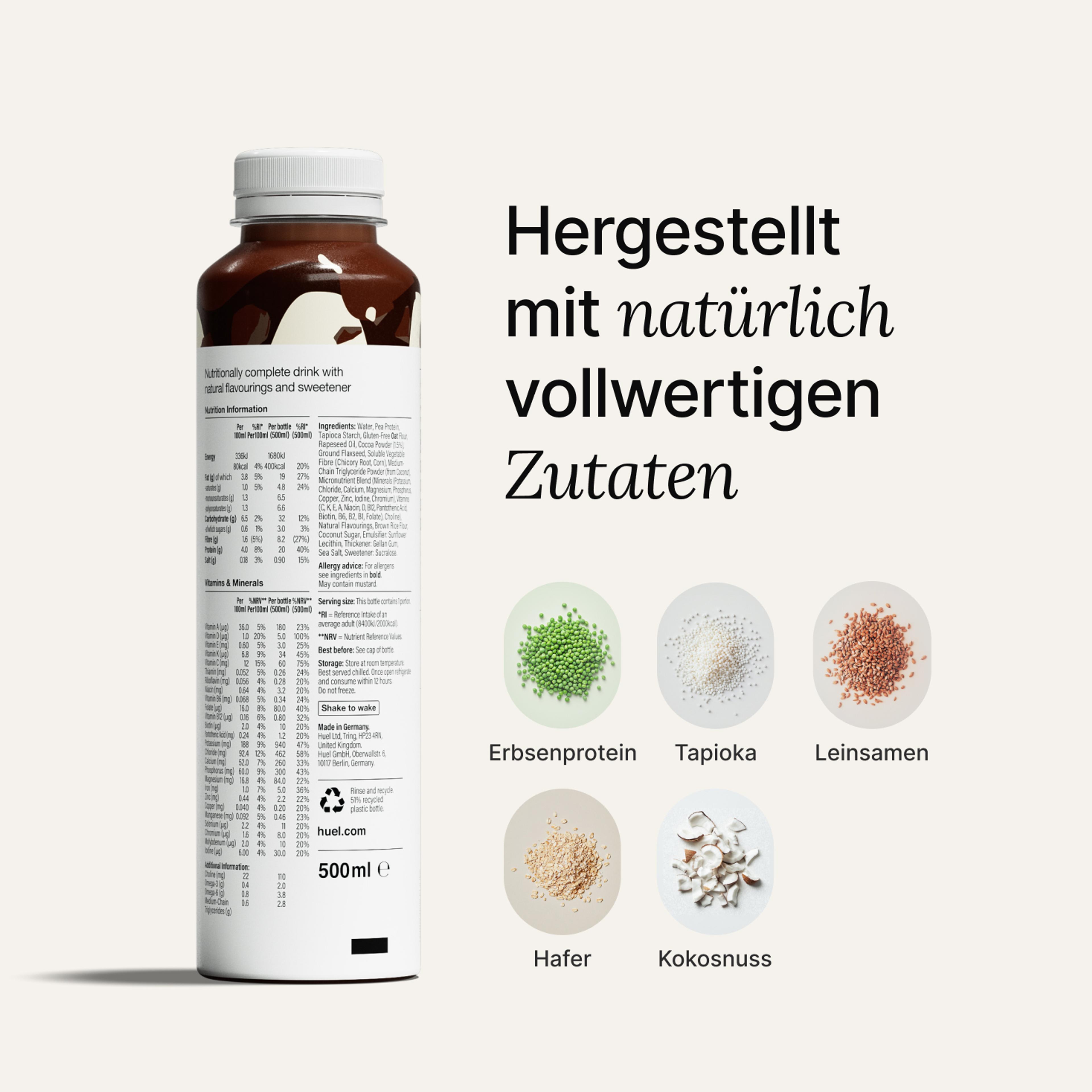 Vanille aus einer Ready-to-drink Flasche