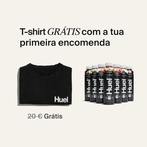 A selection of Huel Black Edition Ready-to-drink protein drinks next to a folded Black Huel t-shirt