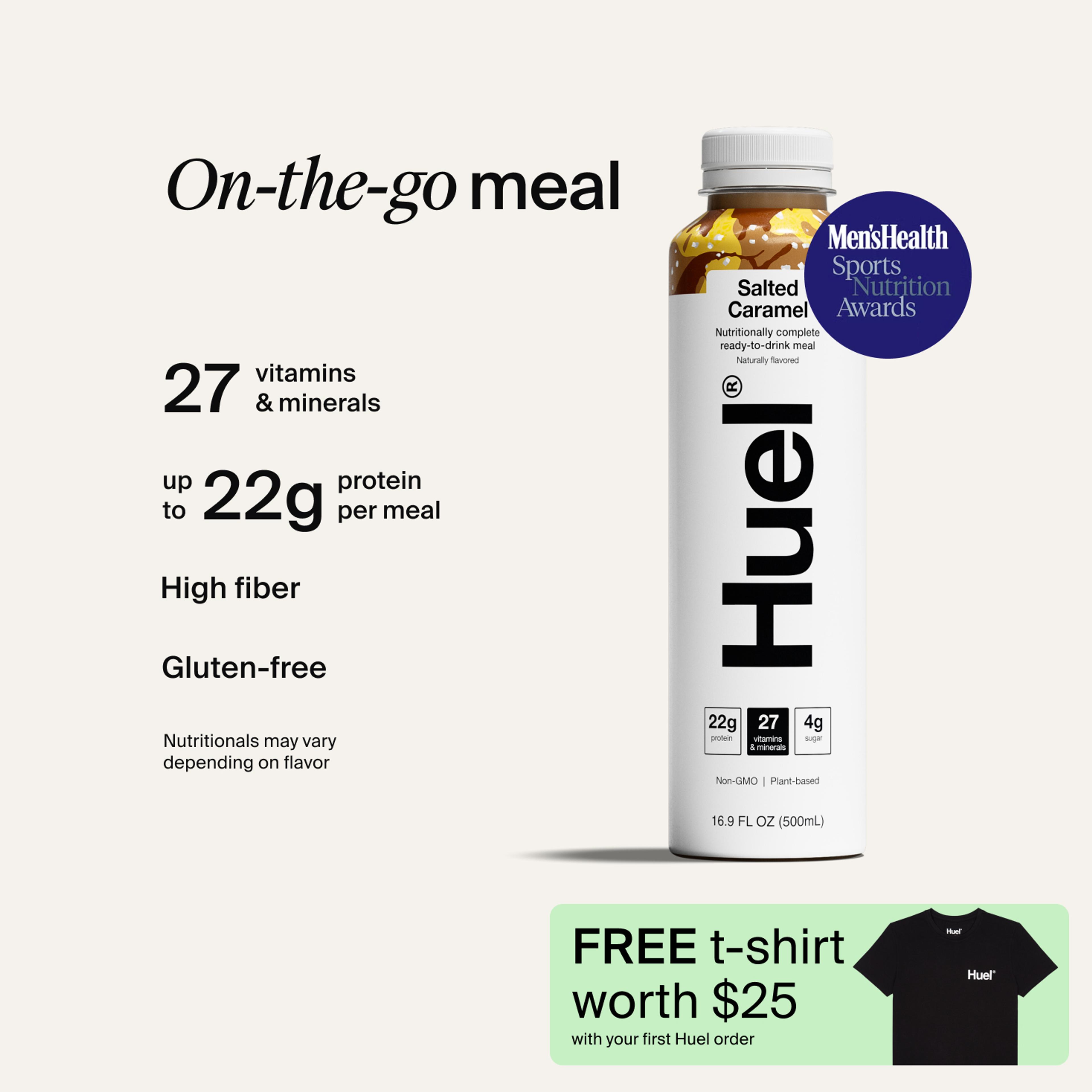 Bottle of Ready-to-drink with Complete Nutrition callouts