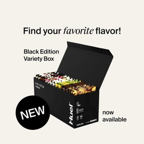 Find your favorite flavor! Black Edition Variety Box now available
