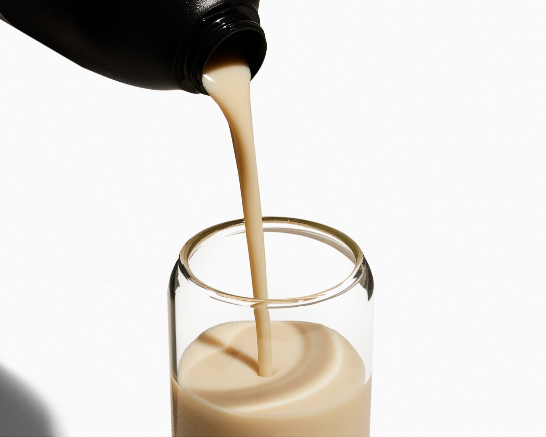 Complete Protein being poured into a glass