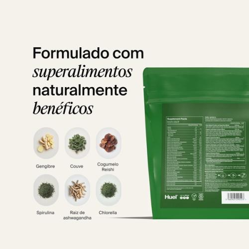 Ingredients and the Greens back of pack