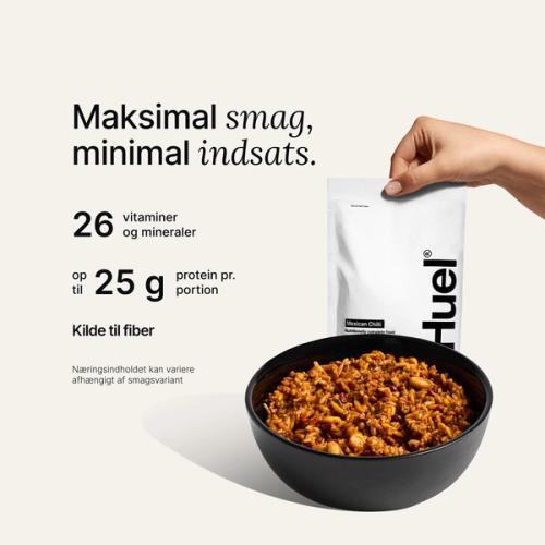 Bowl of Hot & Savoury with Complete Nutrition callouts