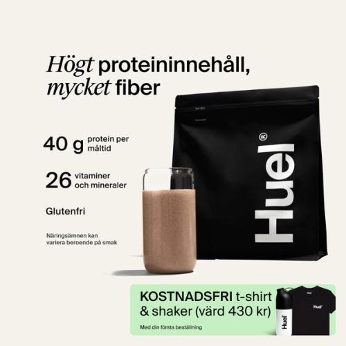 Påse med Black Edition Powder med kompletta näringsförklaringar