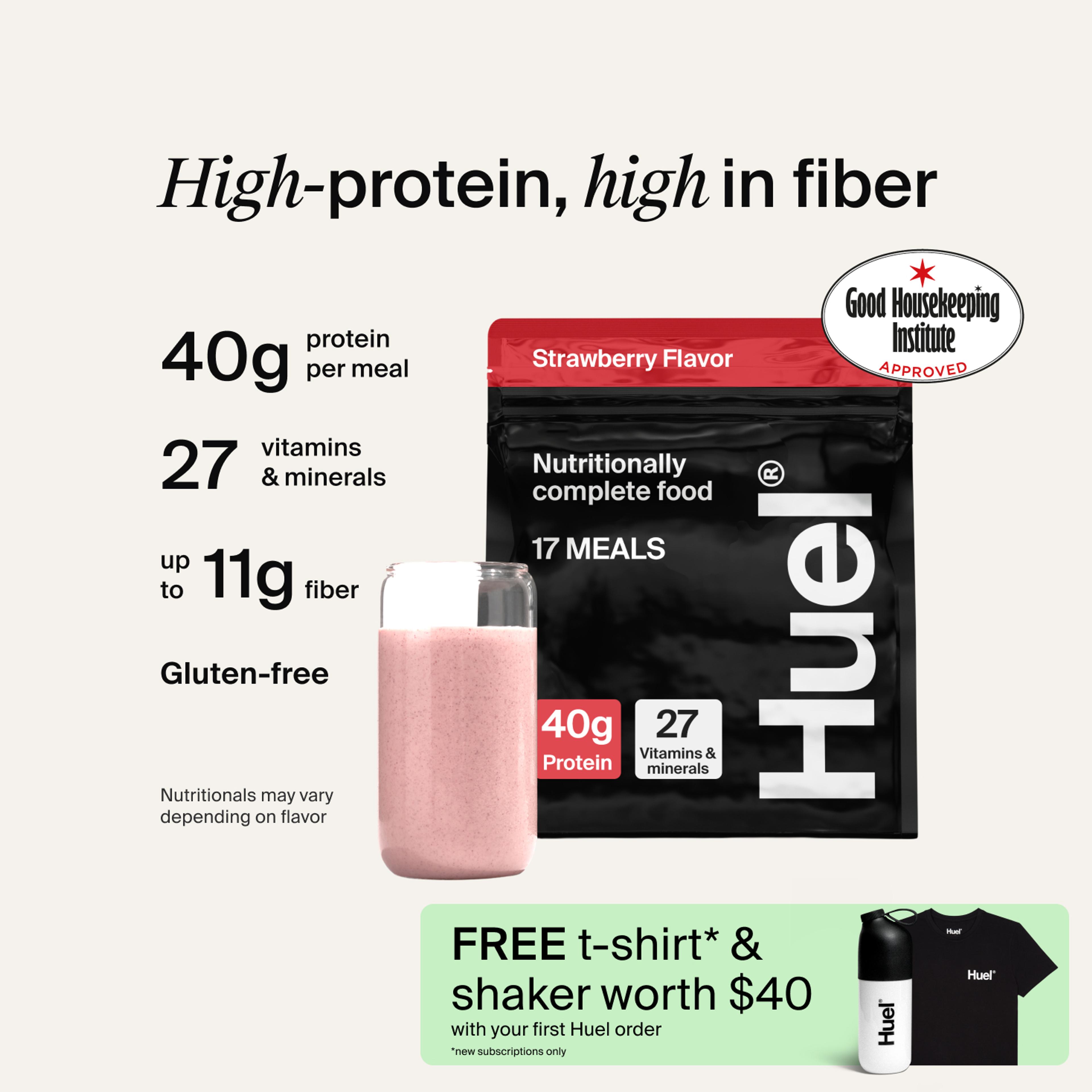 Bag of Black Edition Powder with Complete Nutrition callouts