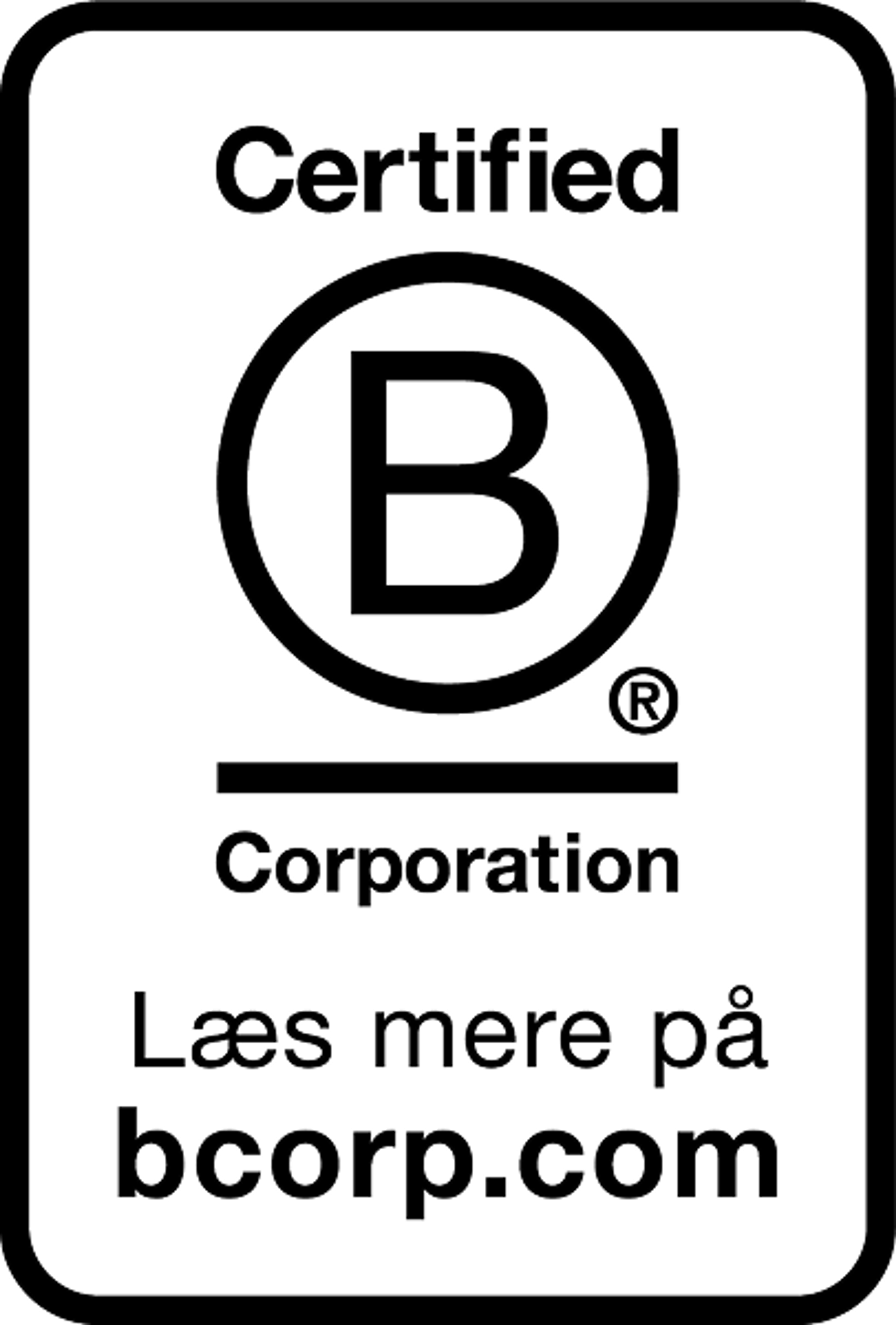 B Corp Accreditation Logo