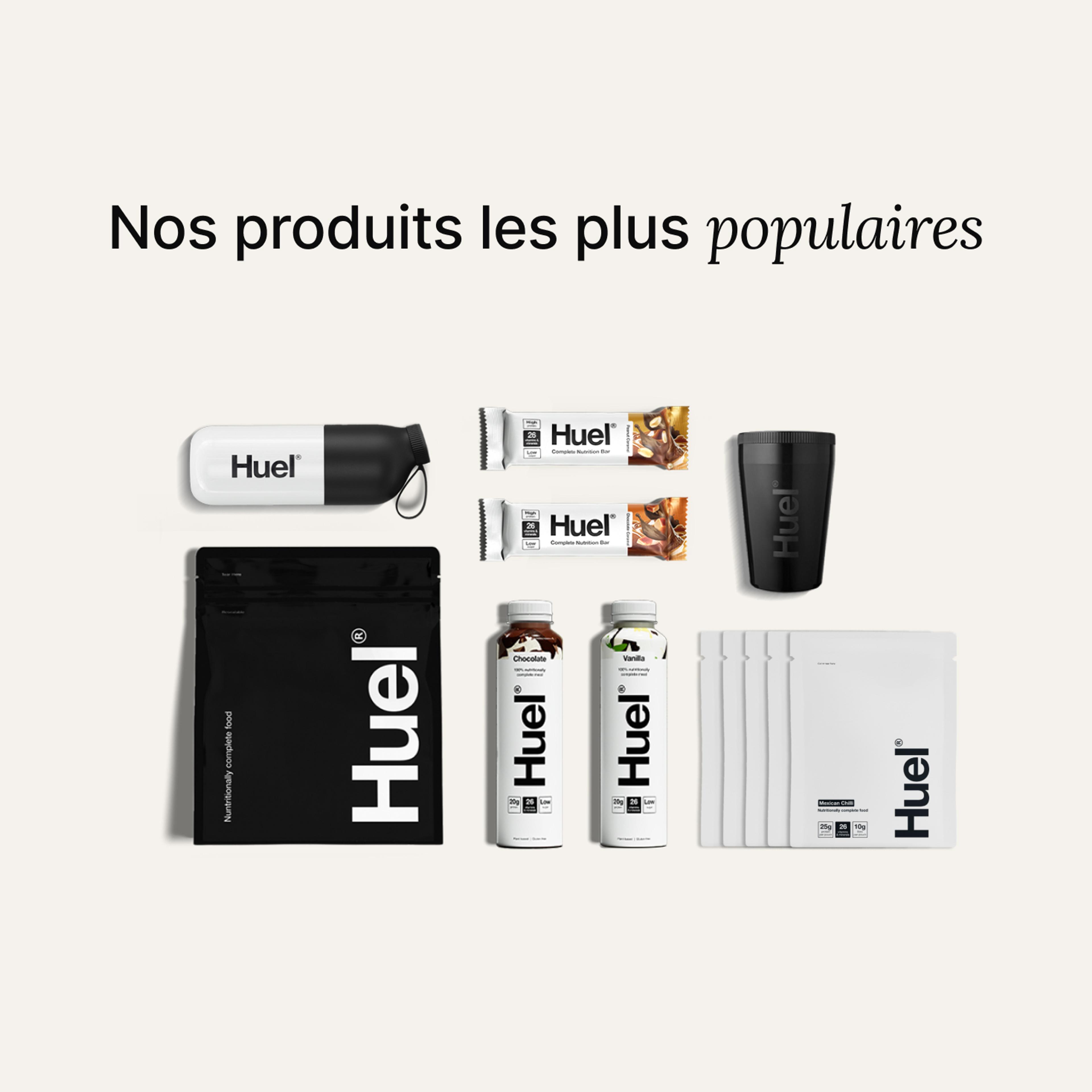 Produits Huel dans l'offre groupée Bestseller