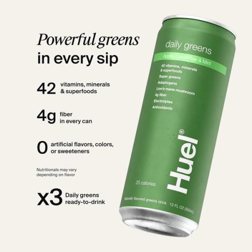 An image of a Huel Daily Greens Ready-to-drink can