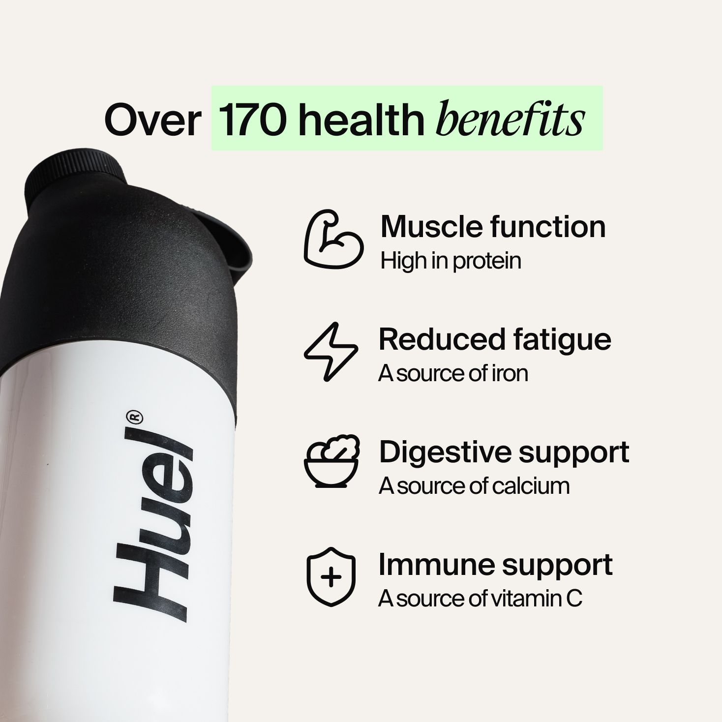 Black Edition | High-Protein Meal Shake | Huel JP